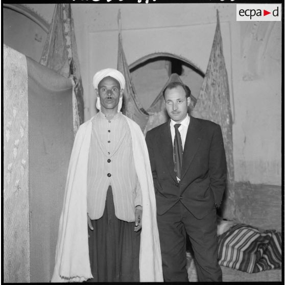 Cherchell. Fête des Amarias. Portrait d'autorités locales.