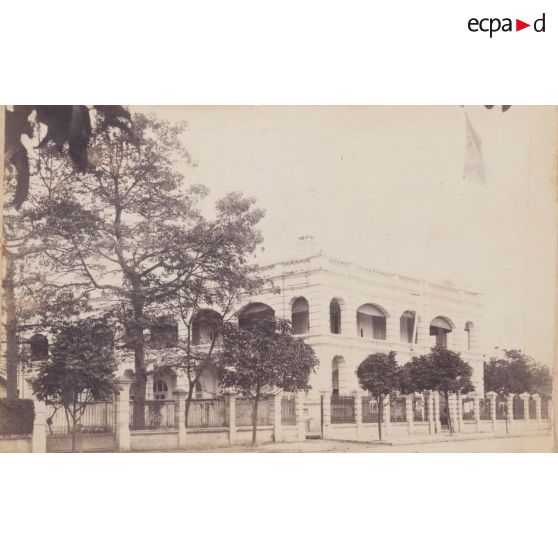 Hanoï. La résidence Mairie. Boulevard Francis Garnier. [légende d'origine]