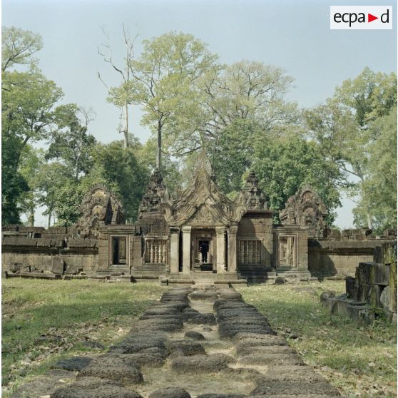 Le temple de Banteay Srei, la « Citadelle des femmes ».