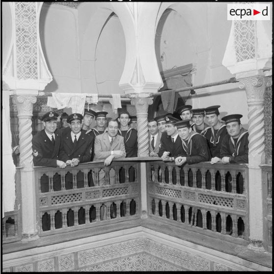 Alger. Au premier étage d'une vieille maison typique.