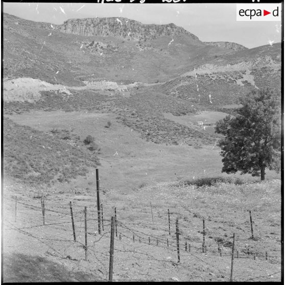 Le barrage doit franchir des régions tourmentées - ici la route en corniche de Souk Ahras - Gahrdimaou, ville du nord-ouest de la Tunisie située à 16 km de la frontière algéro-tunisienne.