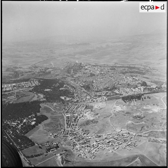 Prise de vue aérienne de Constantine.