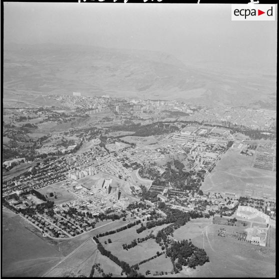 Prise de vue aérienne de Constantine.