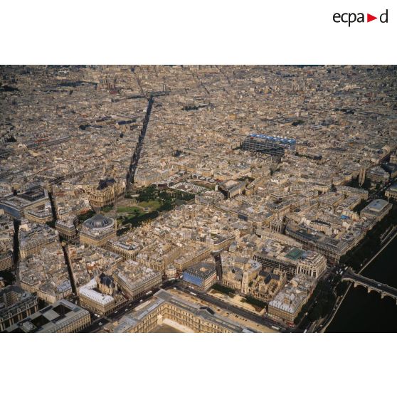 Paris 1er et 4e. Vue générale.