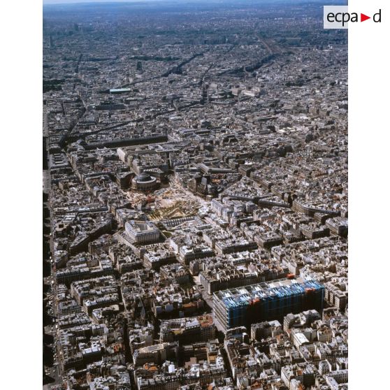 Paris 1er et Paris 4e. Quartier des Halles.