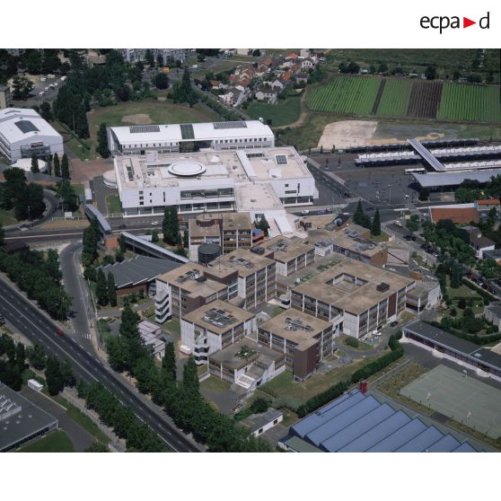 Saint-Denis (93). Université Paris VIII. Vue vers le nord.