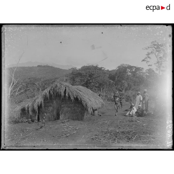 Nkongsamba. Type de maison haoussa. [légende d'origine]