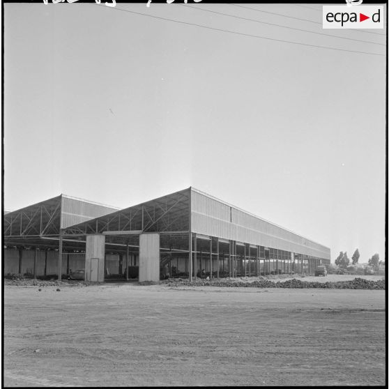 Bâtiments du Génie en construction.