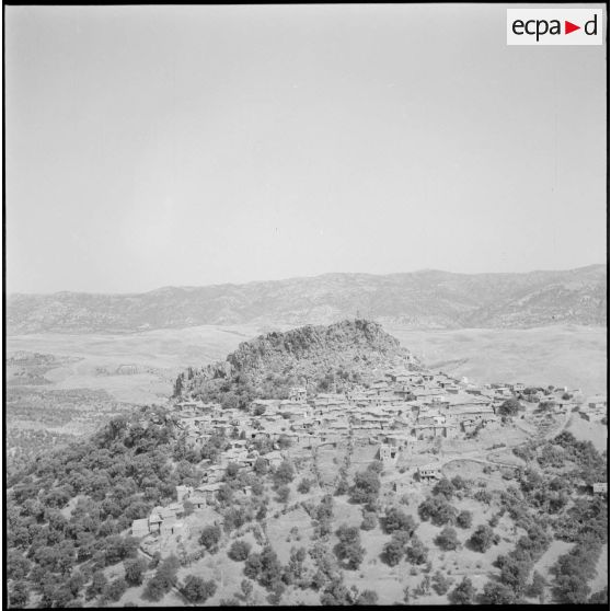 Prise de vue aérienne de la Grande Kabylie.