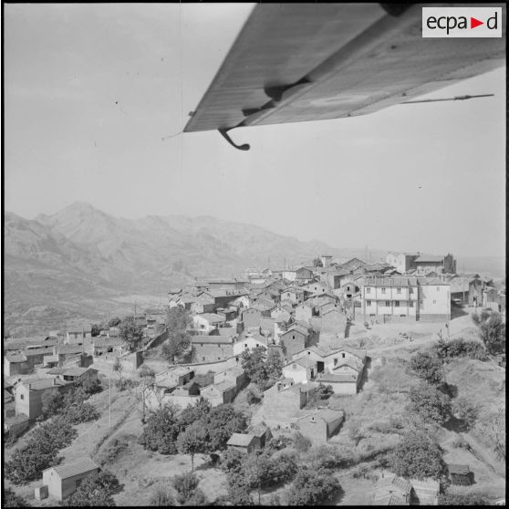 Prise de vue aérienne de la Grande Kabylie.