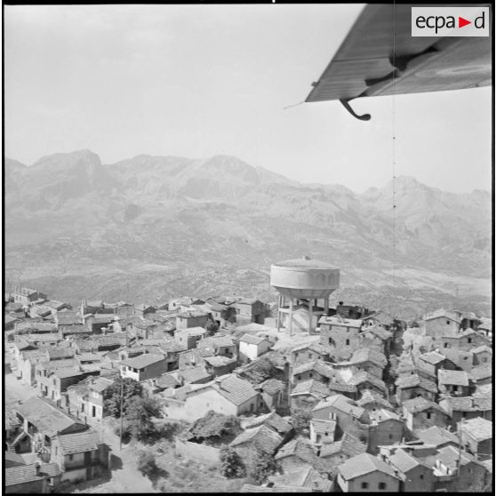 Prise de vue aérienne de la Grande Kabylie.