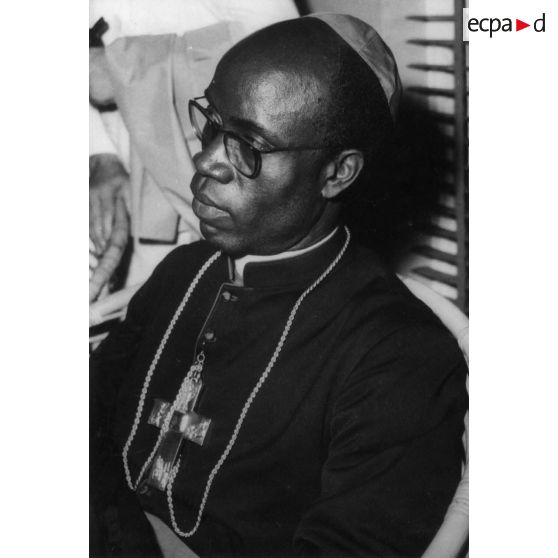 République de Côte d'Ivoire, 4 juin 1960. Monseigneur Yago, Archevêque d'Abidjan.