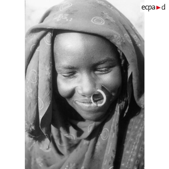 République du Niger. Femme Toubou.