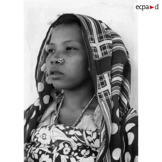 Archipel des Comores, Anjouan, 1952. Femme d'Anjouan.