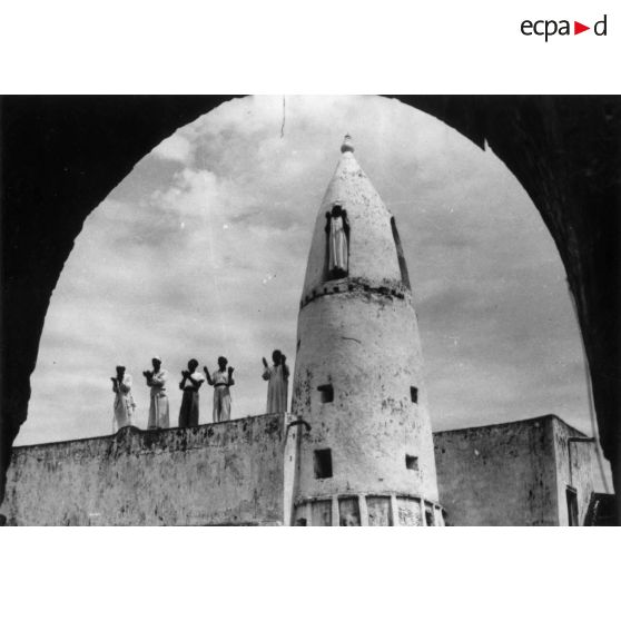 Archipel des Comores, Anjouan, 1952. Mosquée d'Ouani.