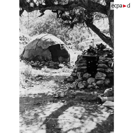 Djibouti, territoire français des Afars et des Issas. Campement Adoïa Mara.