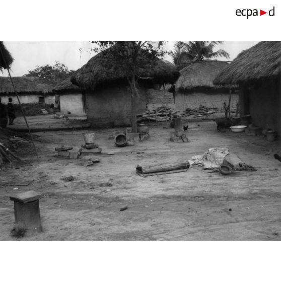 République togolaise, village de Koutoukpa, 1952.