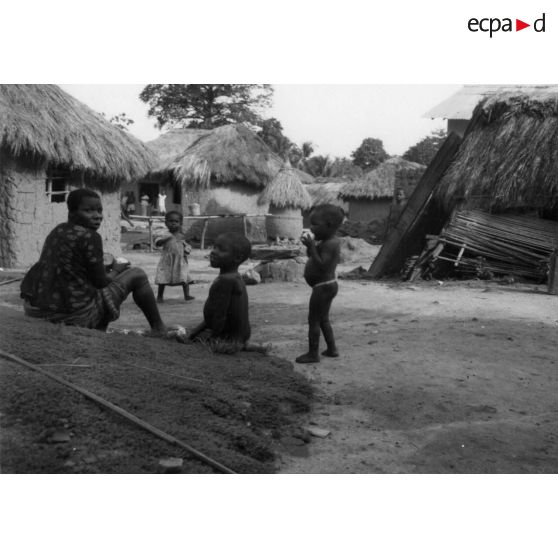 République togolaise, village de Koutoukpa, 1952.