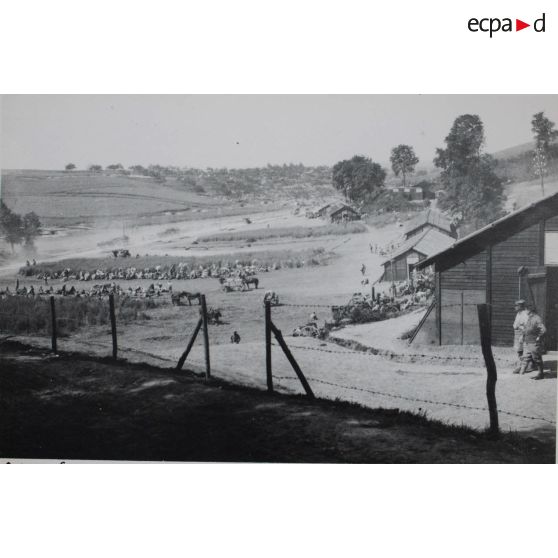 597. Somme. Camp de Méricourt. 21 juillet [1916].10 h. S.f. [légende d'origine]