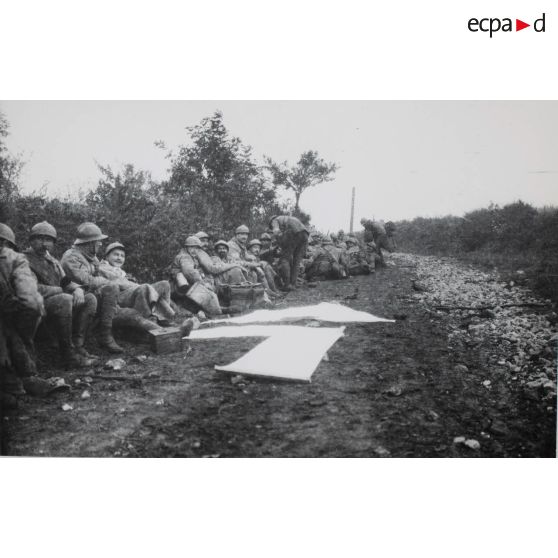 1457. Ancienville. Demande tir barrage. 18 juillet 1918. [légende d'origine]