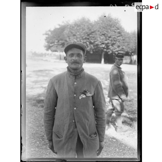 [Portrait d'un soldat français du 24e régiment d'infanterie (24e RI).]