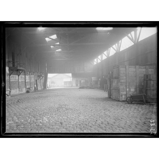 Garches, Seine-et-Oise, Institut Pasteur. Service de sérothérapie. Ensemble du service provisoire. [légende d'origine]