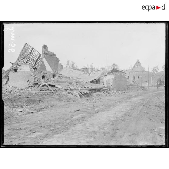 Wancourt, Pas-de-Calais, les ruines. [légende d'origine]