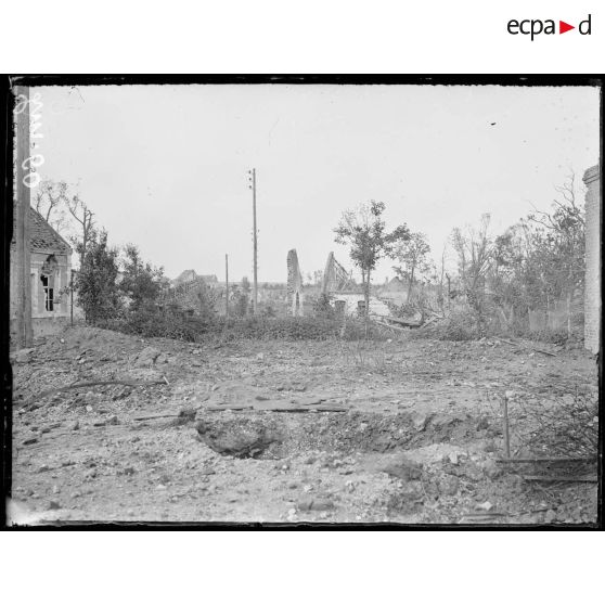 Wancourt, Pas-de-Calais, les ruines. [légende d'origine]