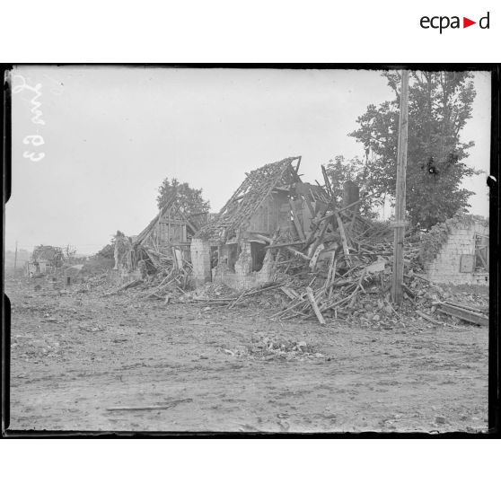 Wancourt, Pas-de-Calais, les ruines. [légende d'origine]