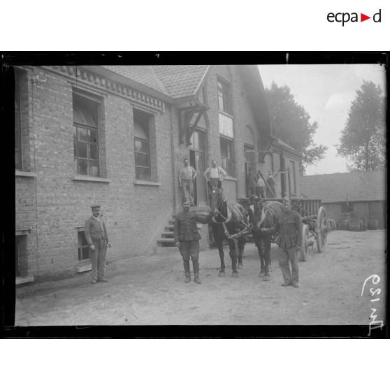 Furnes, Belgique, la brasserie. [légende d'origine]