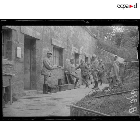 Moulin rouge. Aisne. P.C. du colonel commandant le secteur. [légende d'origine]