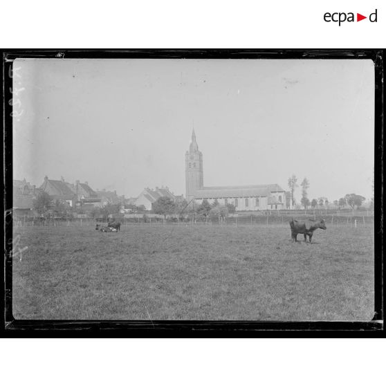 Roesbrugge. L'église. [légende d'origine]