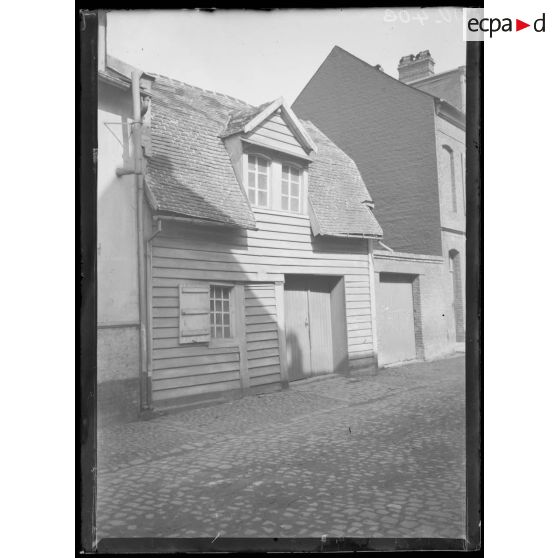 Front Nord, Somme, Abbeville, maison. [légende d'origine]