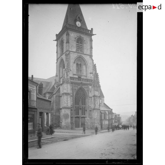 Front Nord, Somme, église de Gamaches. [légende d'origine]