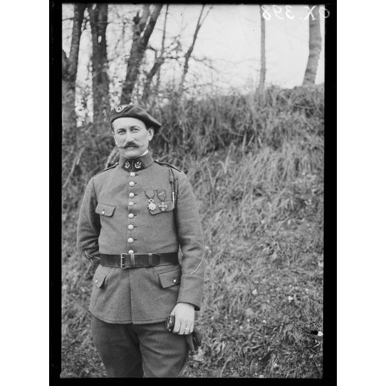 [Portrait d'un adjudant du 43e Rch, février 1919.]