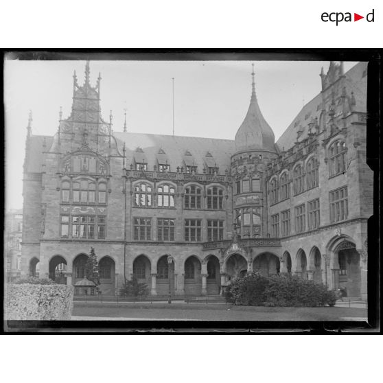 Wiesbaden, Allemagne. Maison ancienne. [légende d'origine]