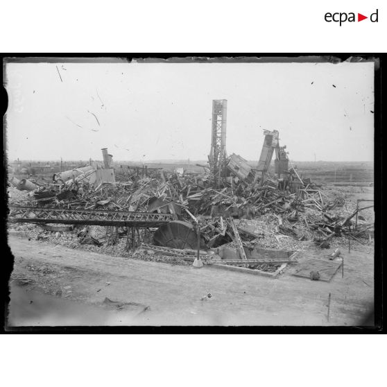 Flavy-le-Martel, Aisne, vue générale de la sucrerie. [légende d'origine]