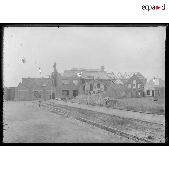 Matigny (Somme). Sucrerie Ouarnier, aspects divers. [légende d'origine]