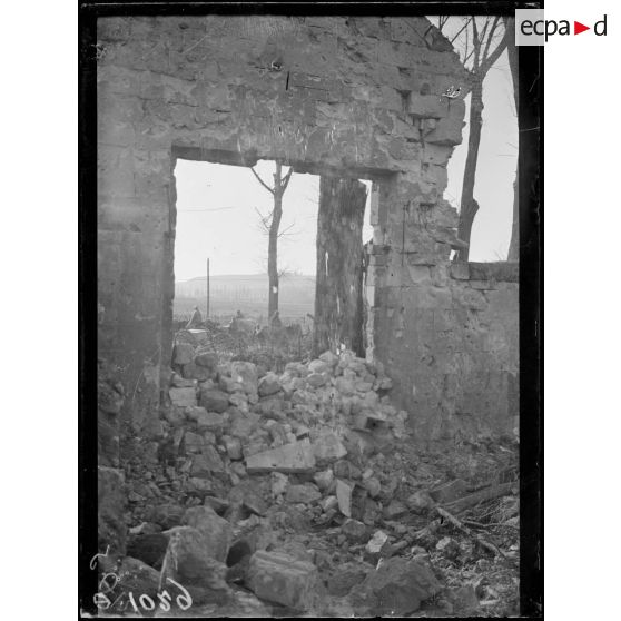 Crouy. Aisne. Ruines. [légende d'origine]