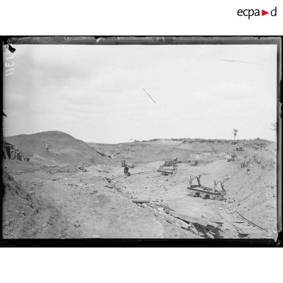 Mont des Flandres, sur le Mont-Noir, la carrière. [légende d'origine]