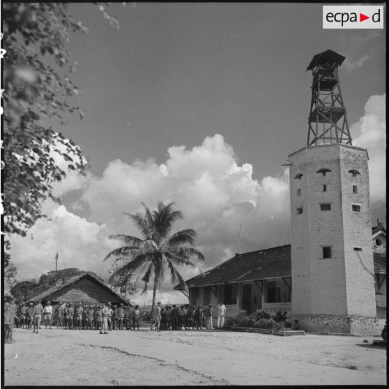 Le poste de Kampong Trach, poste de commandement du quartier des poivrières.