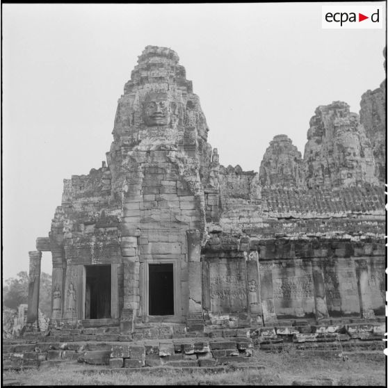 Le site archéologique d'Angkor Thom. Le Bayon.