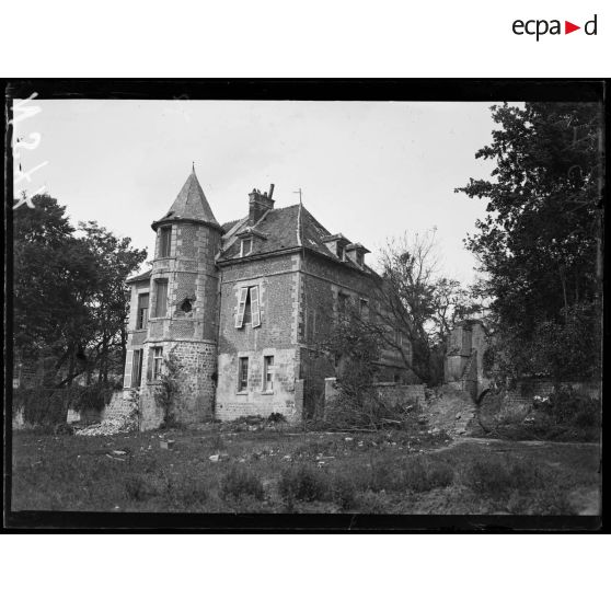 Béhéricourt (Oise). Le château. [légende d'origine]