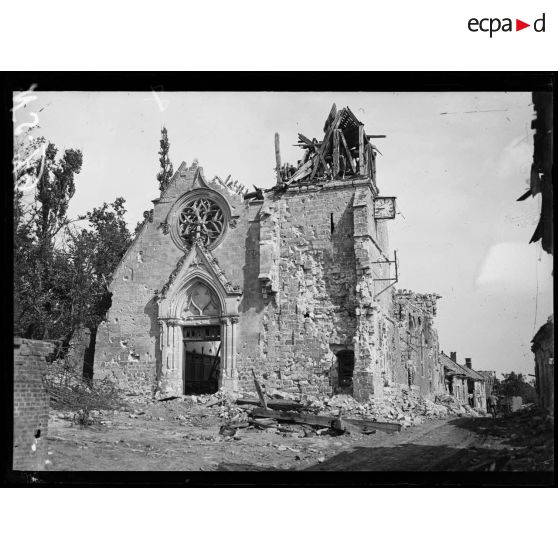 Baboeuf (Oise). L'église. [légende d'origine]