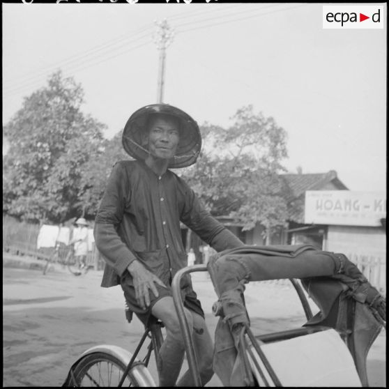 Les cyclo-pousses à Saigon.