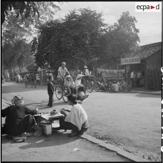 Les cyclo-pousses à Saigon.