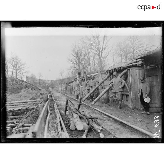 Près de Michelbach - Poste de Commandement. [légende d'origine]