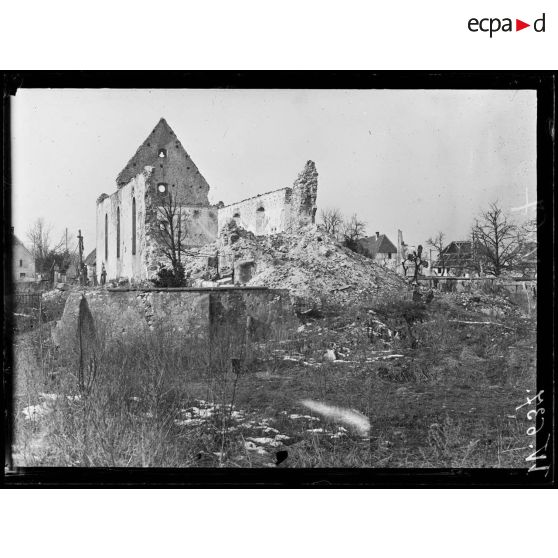 Aspach-le-Haut - l'église. [légende d'origine]