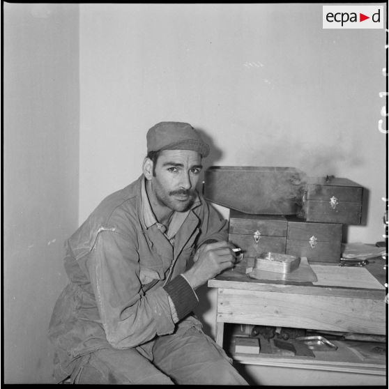 Portrait du prisonnier fellagha, Ali Bouziane. [Description en cours]