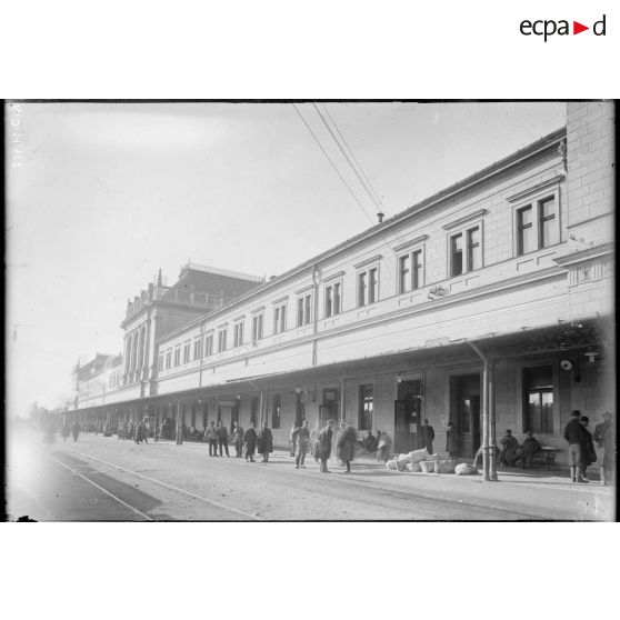 [La gare centrale de Zagreb.]